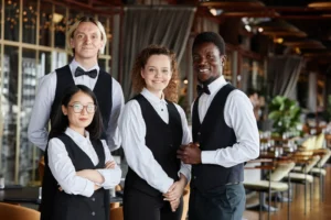 Hotel front desk professionals